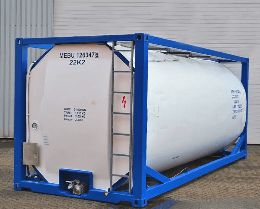 20′ ISO tank container, Food Grade 20′ ISO tank container, Food Grade