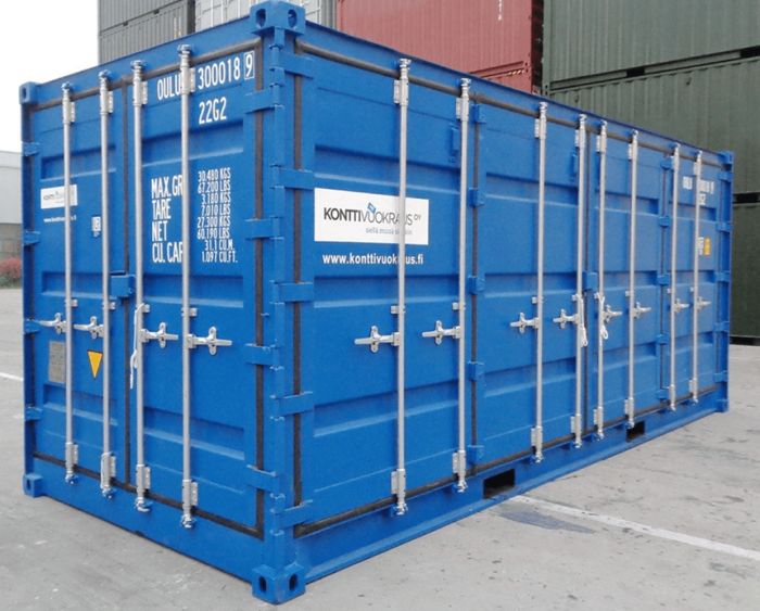 20′ Open Side, side opening container
